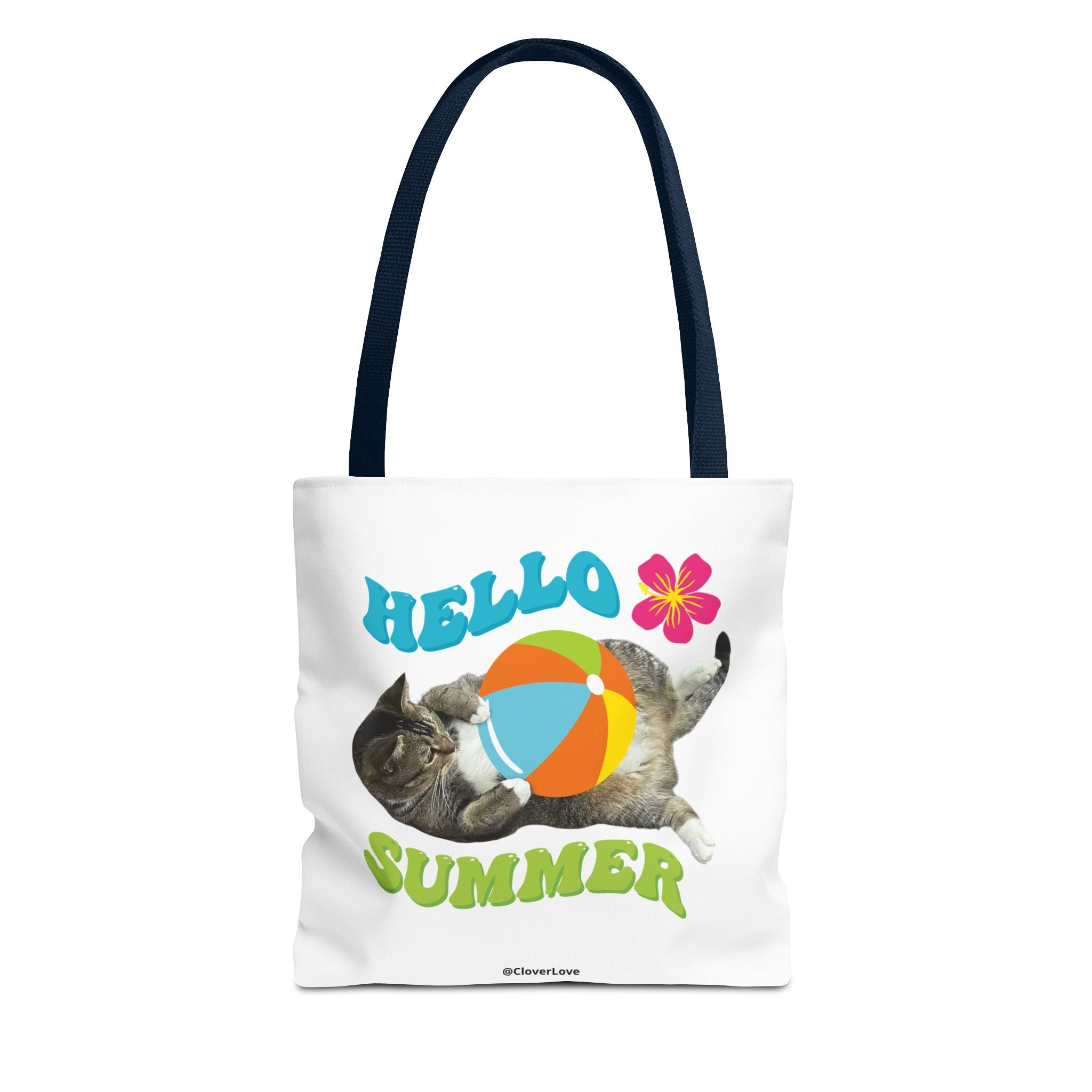 Custom Cat Tote Bag | Personalized Pet Photo Canvas Bag