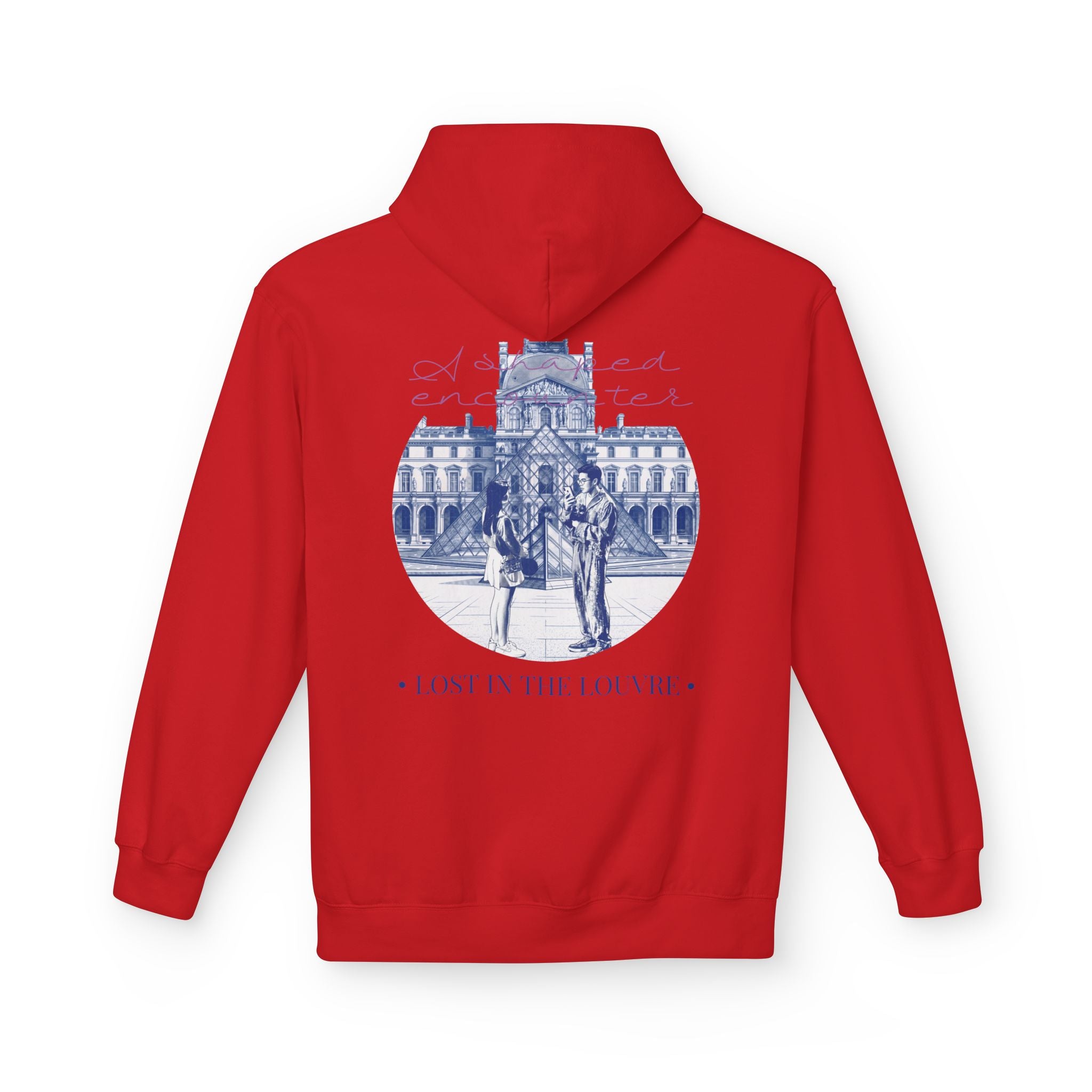 Lost In The Louvre Hoodie | Paris Travel Landmark Sweatshirt