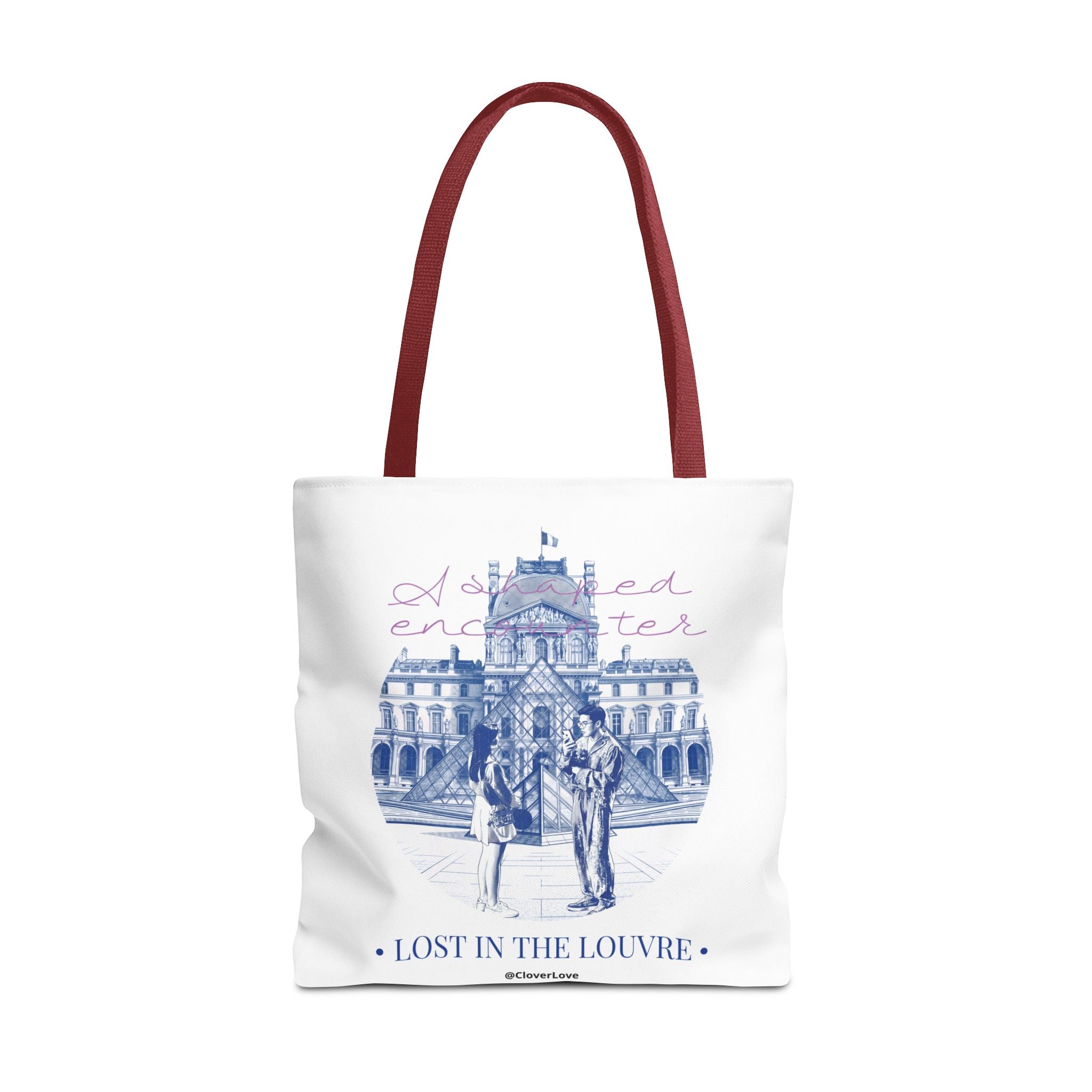 Louvre Paris Tote Bag | Vintage Museum Travel Canvas Bag