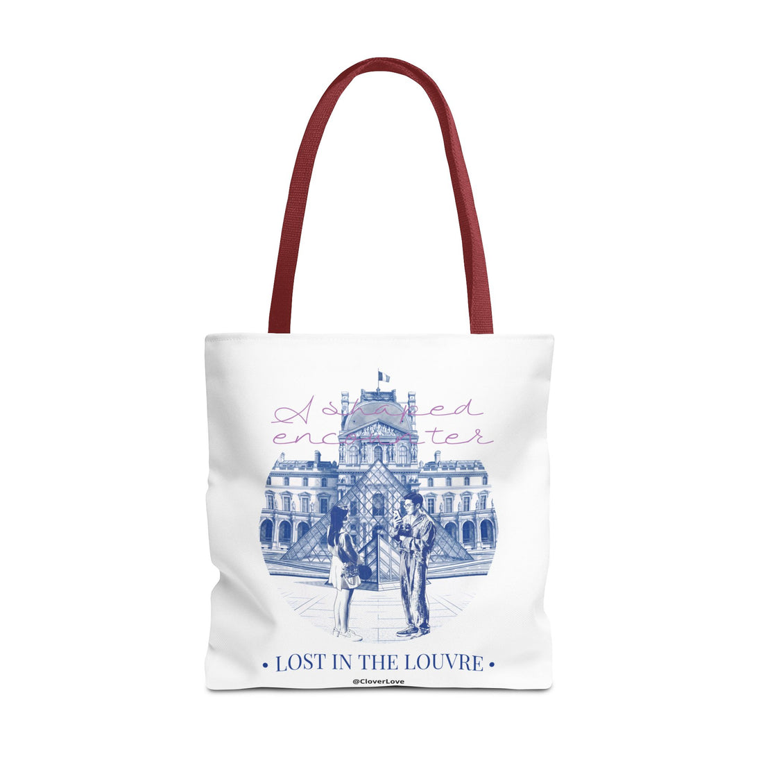 Louvre Paris Tote Bag | Vintage Museum Travel Canvas Bag