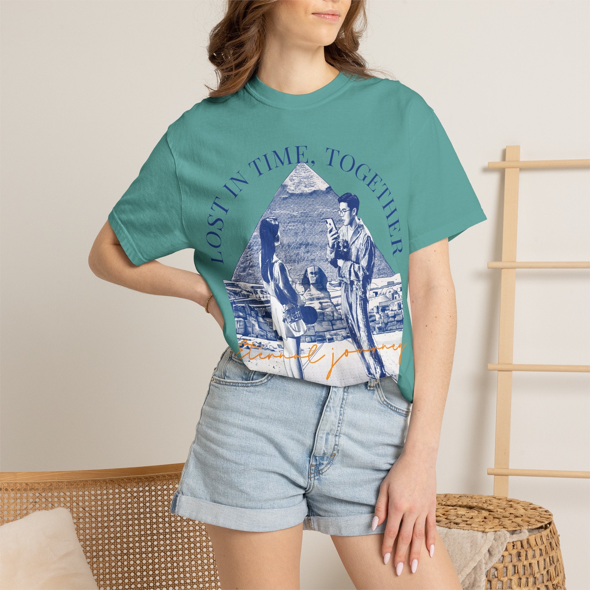 Custom Travel Memory T-Shirt - Vintage Landmark Adventure Tee, Unique Vacation Gift