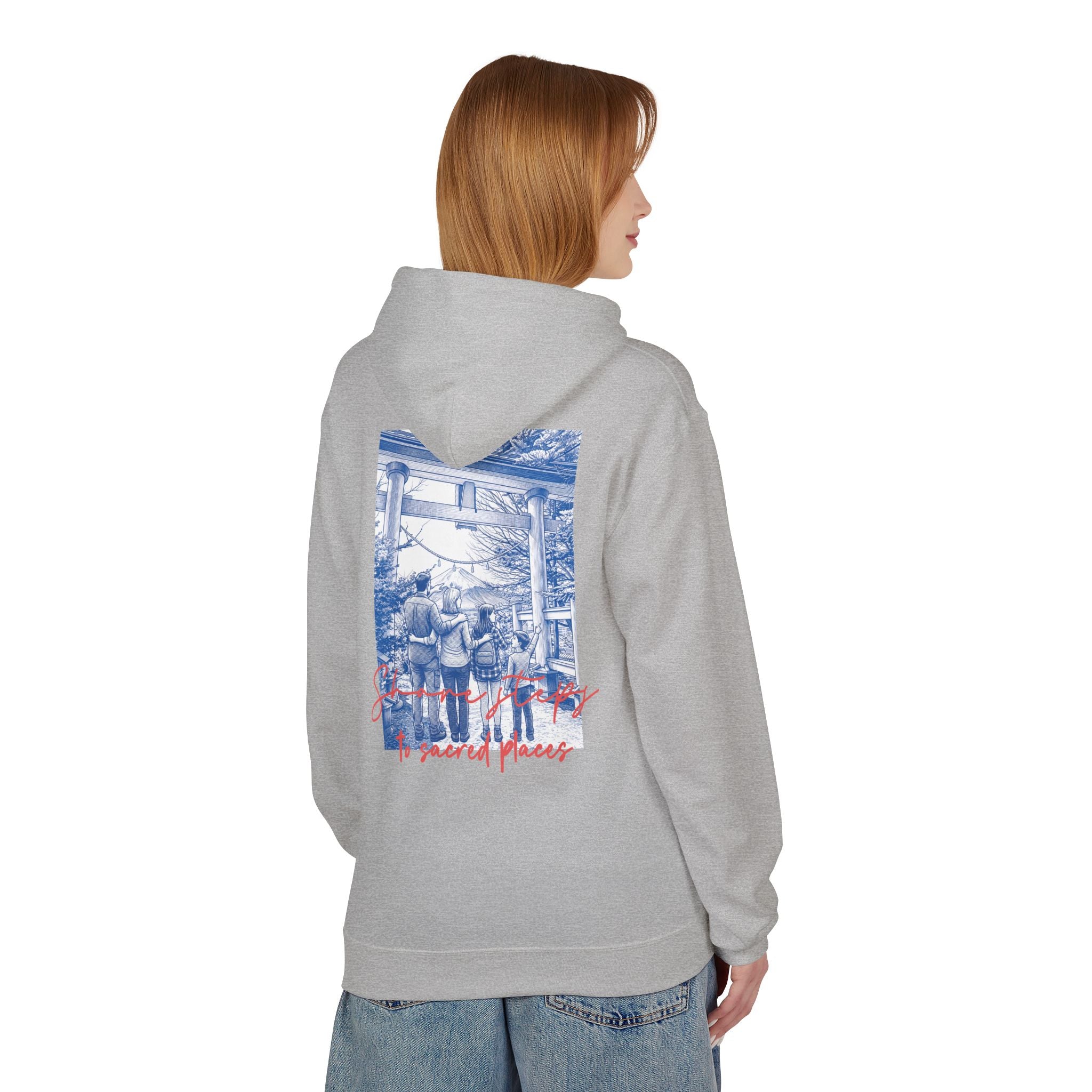 Sacred Places Hoodie | Vintage Travel Landmark Sweatshirt