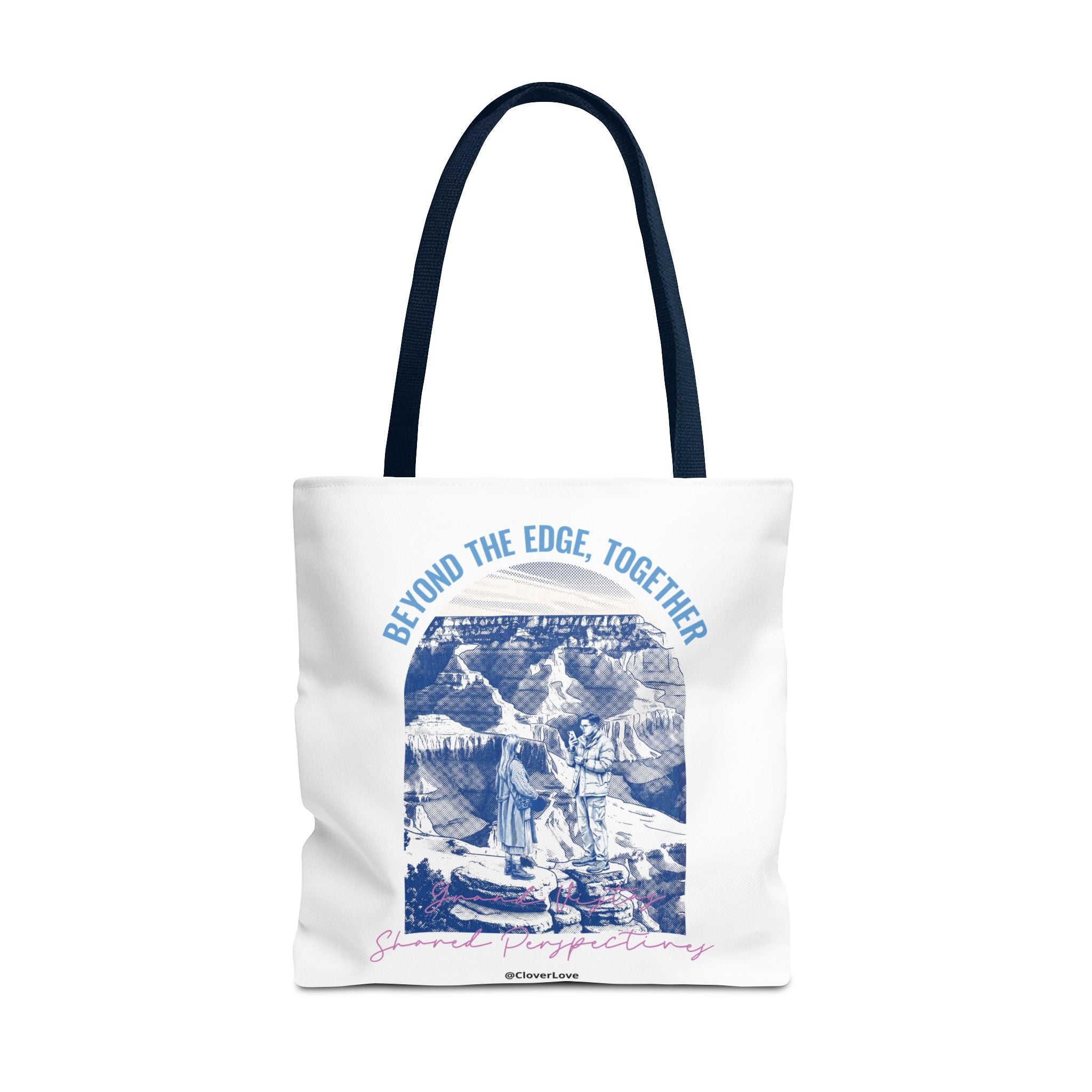 Beyond The Edge Travel Tote Bag | Grand Canyon Adventure Canvas Tote Bag for Travel Lovers