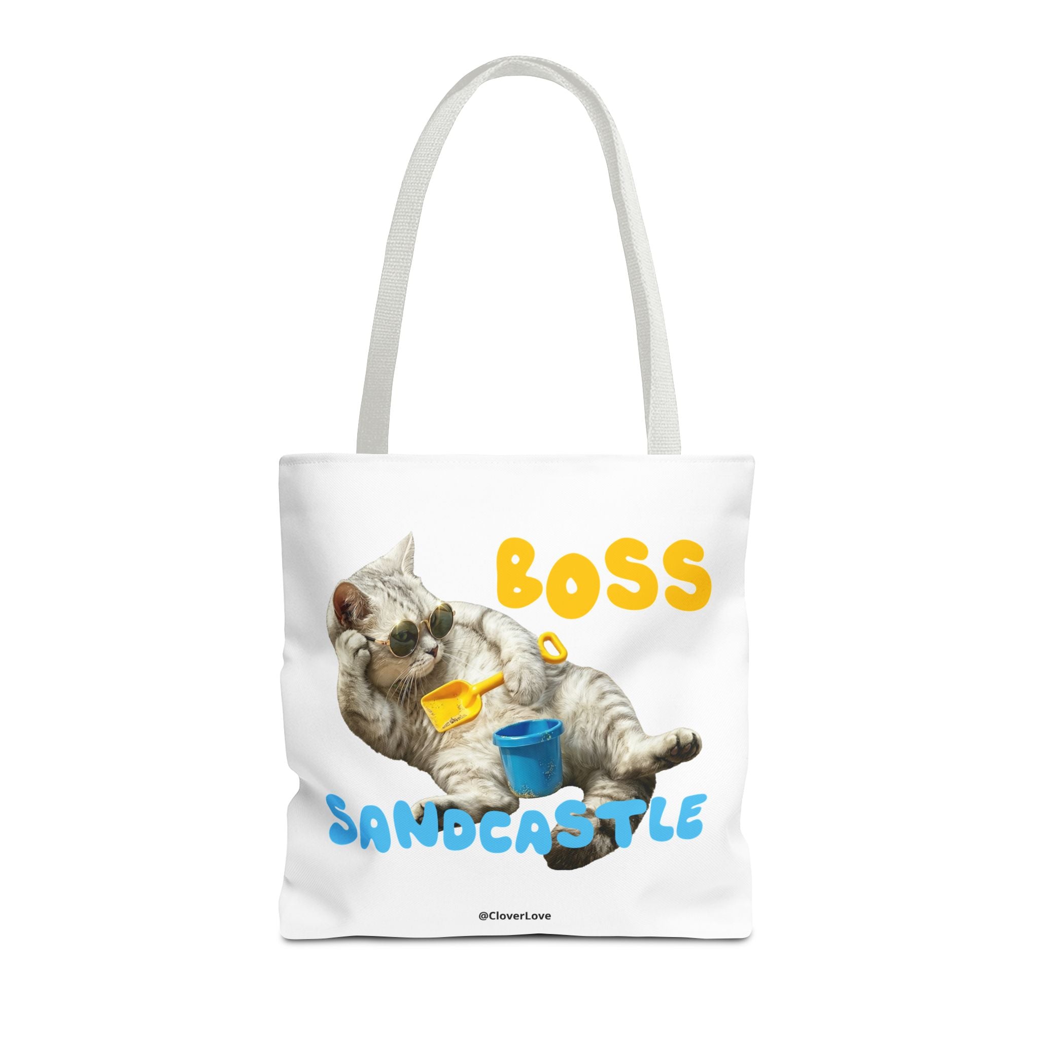 Funny Cat Tote Bag | Custom Pet Photo Personalized Canvas Bag
