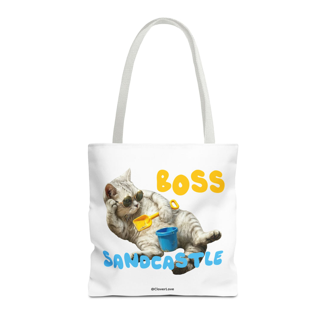 Funny Cat Tote Bag | Custom Pet Photo Personalized Canvas Bag