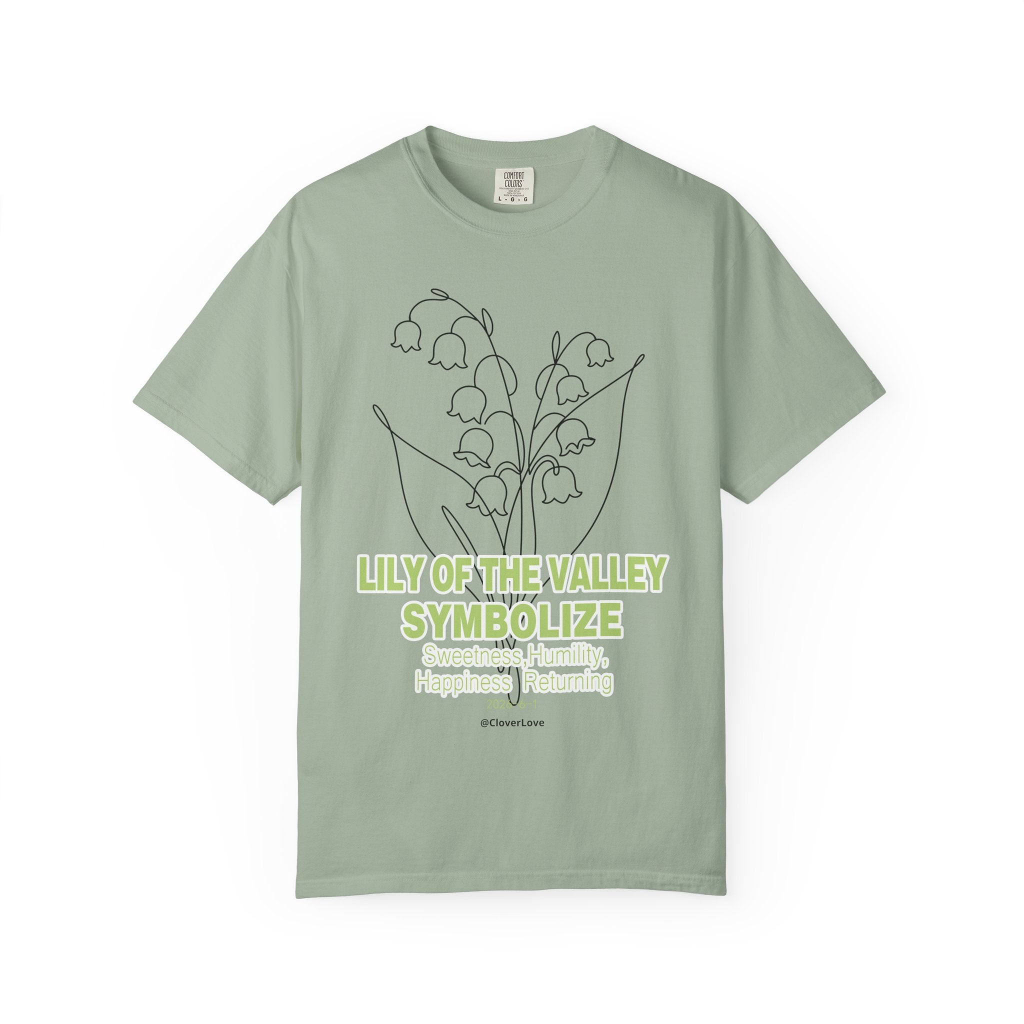 Lily of the Valley Flower T-Shirt - Botanical Graphic Shirt for Flower Lovers