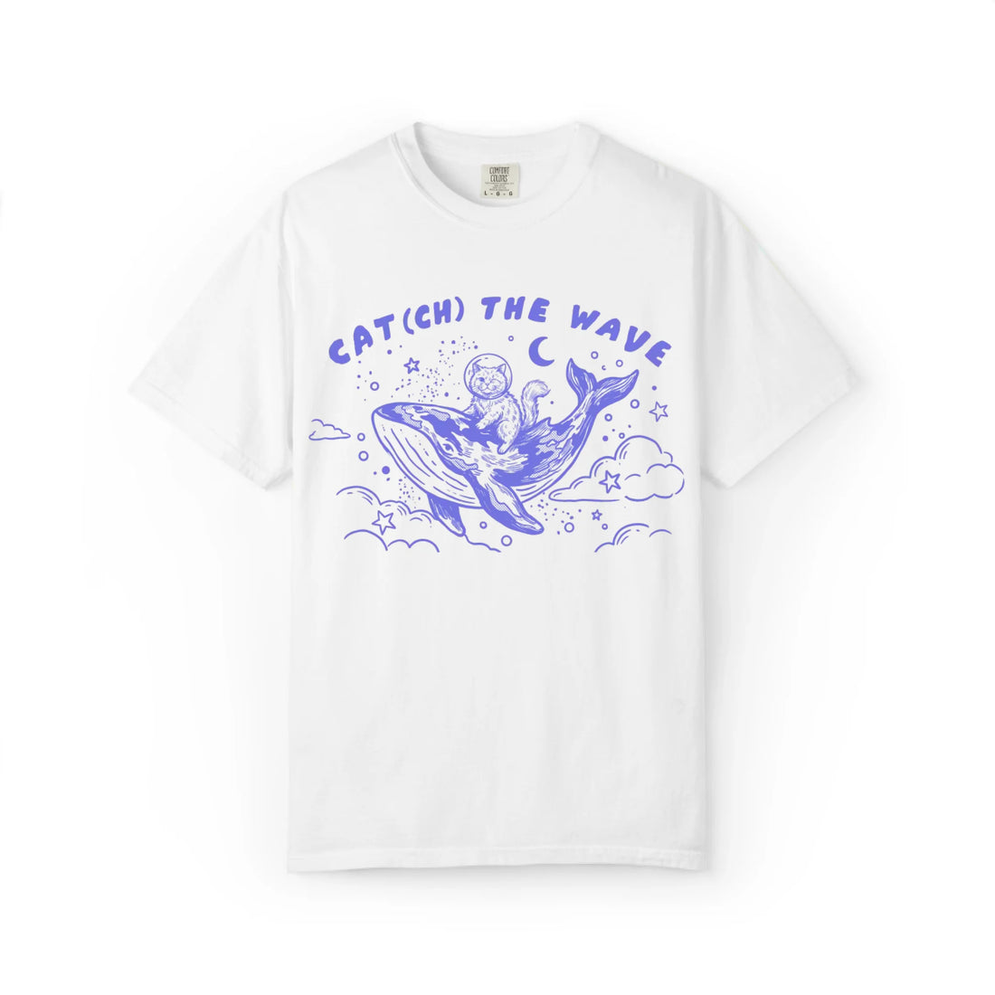 Cat(ch) The Wave Graphic Tee
