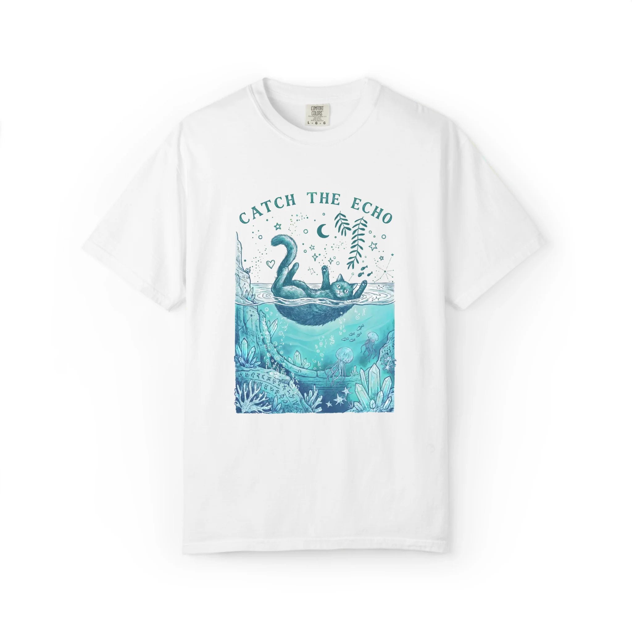 Catch The Echo: Black Cat Graphic Tee