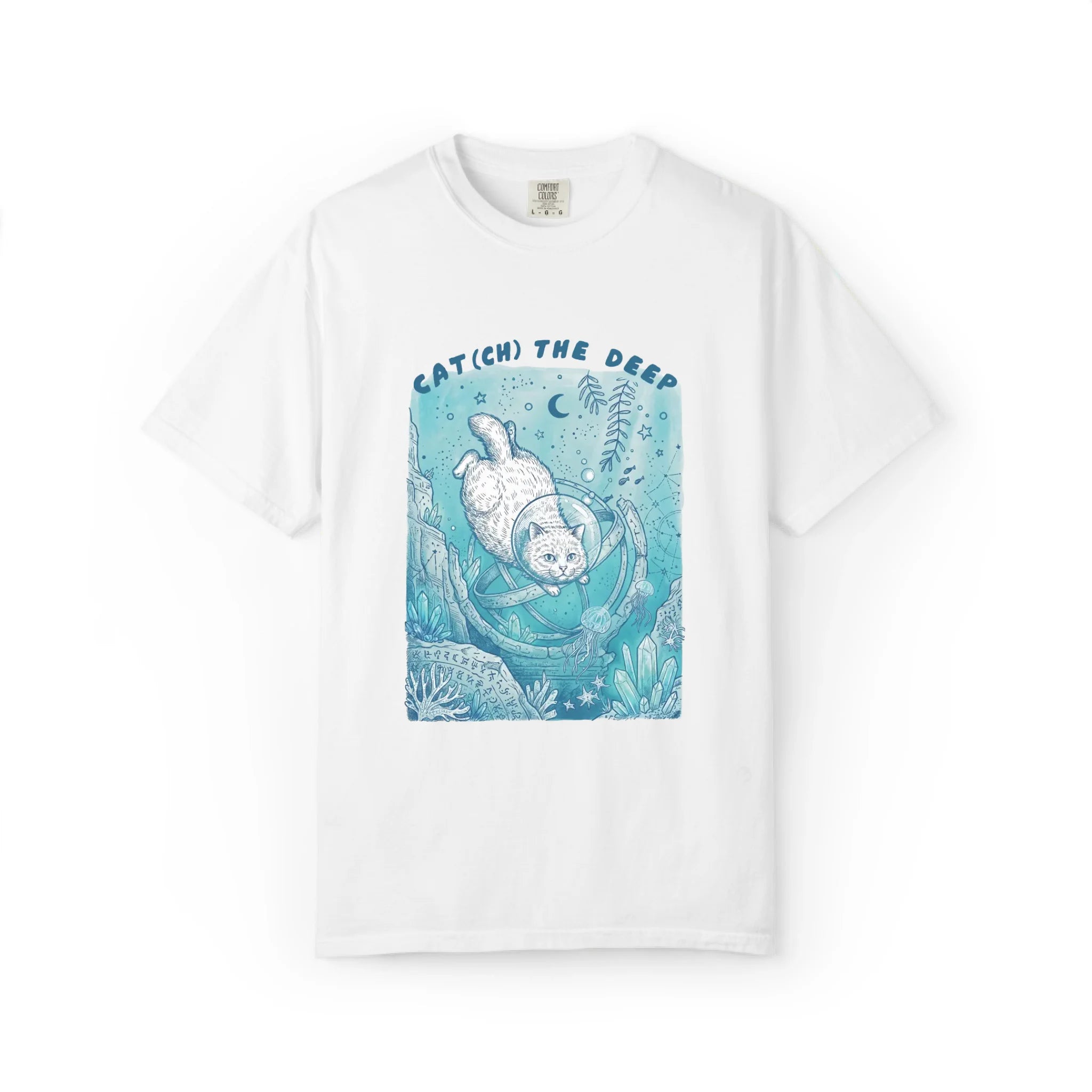 Cat(ch) The Deep Graphic Tee