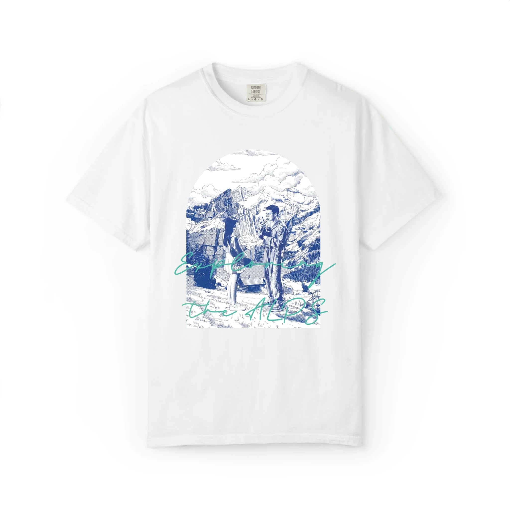 Exploring the Alps Vintage Graphic Tee