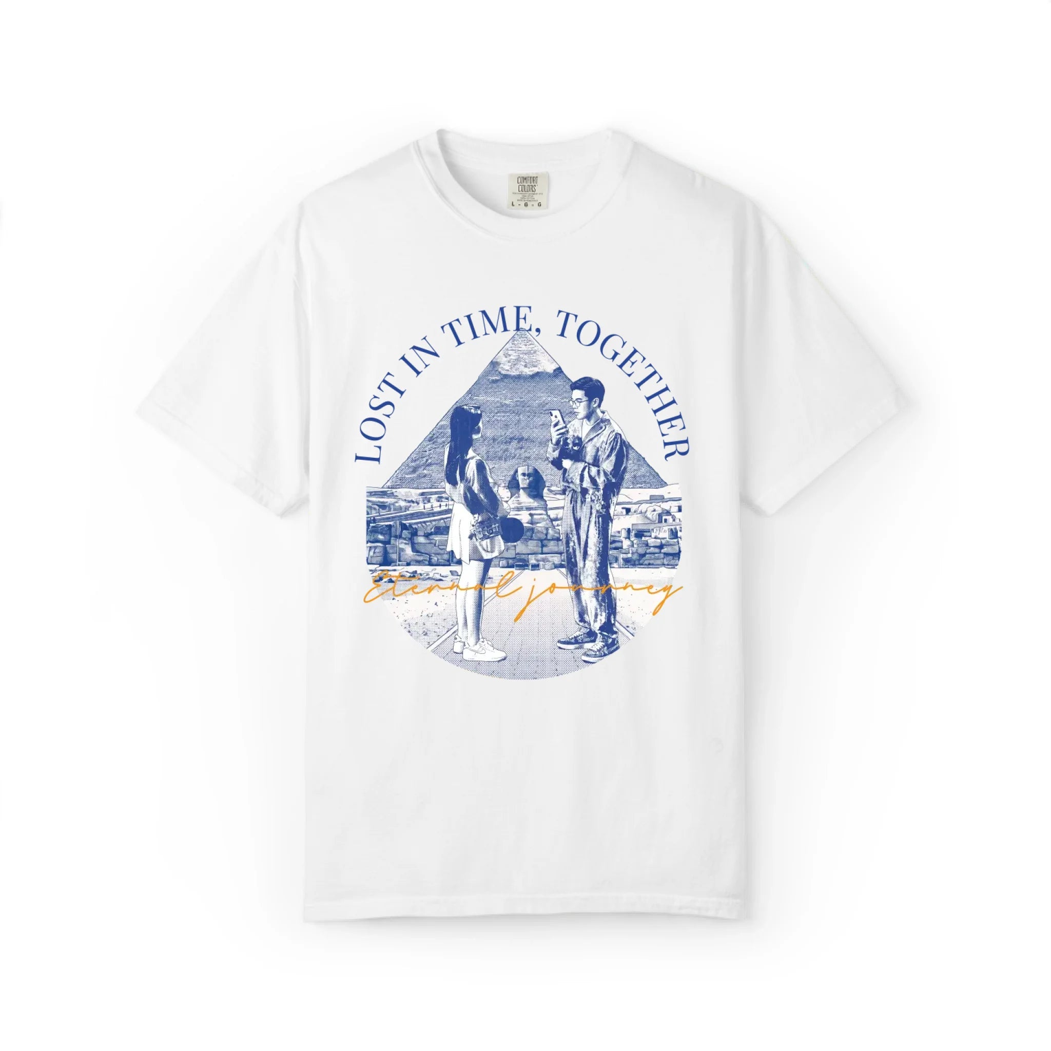 Lost in Time Pyramids of Egypt Graphic Tee