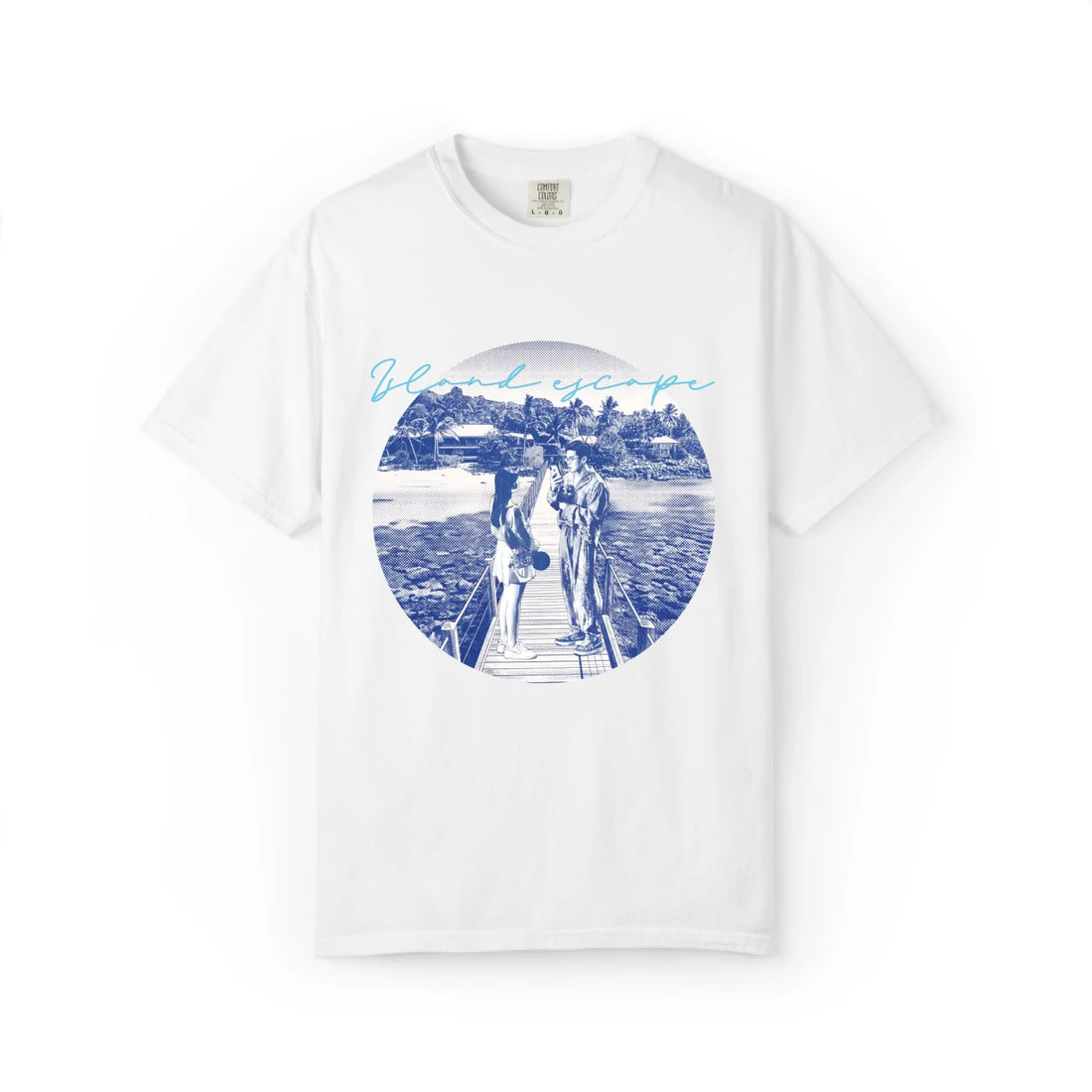 Island Escape Tropical Dock Graphic Tee