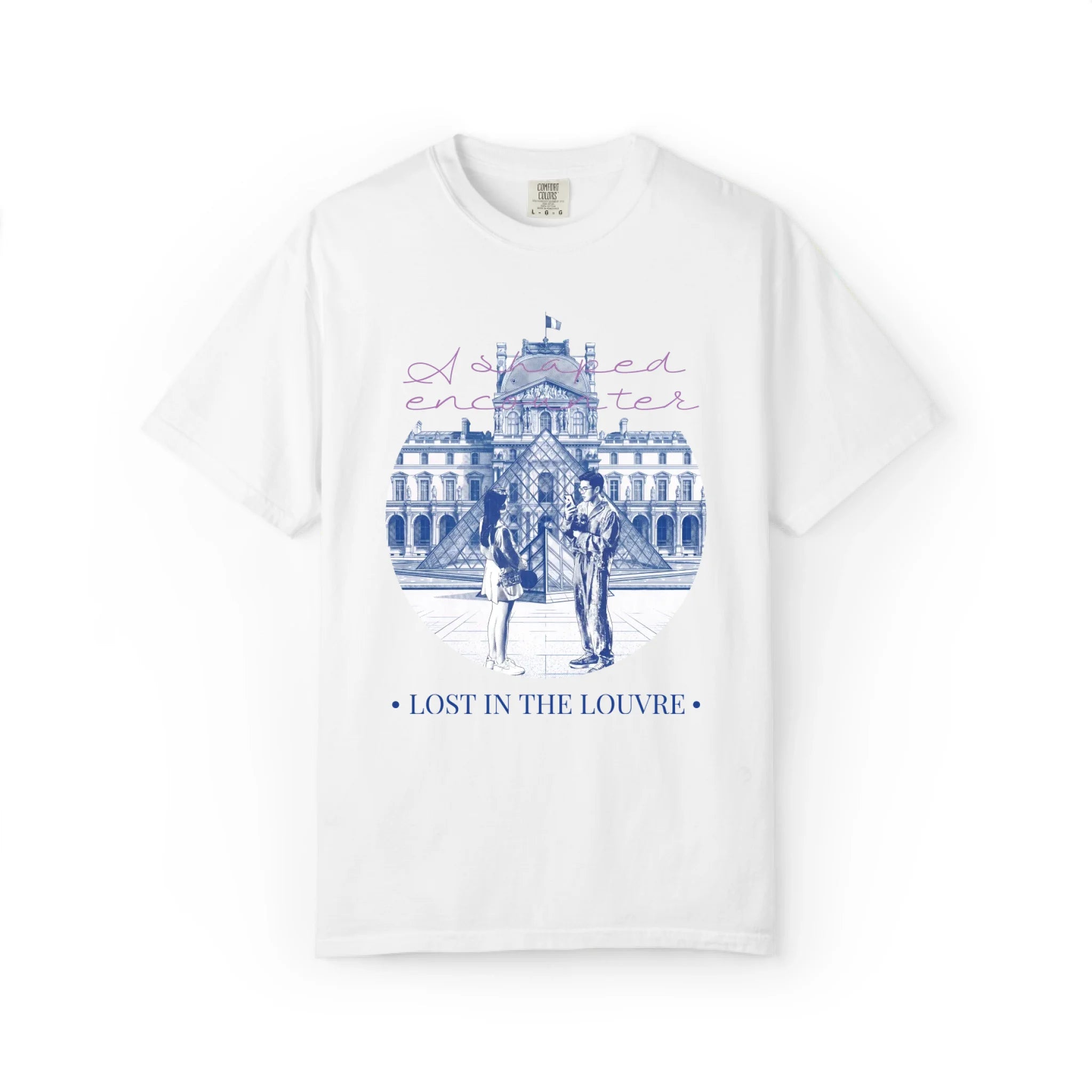 Lost in the Louvre Paris Graphic Tee