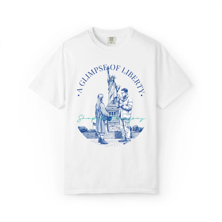 A Glimpse of Liberty NYC Statue Graphic Tee