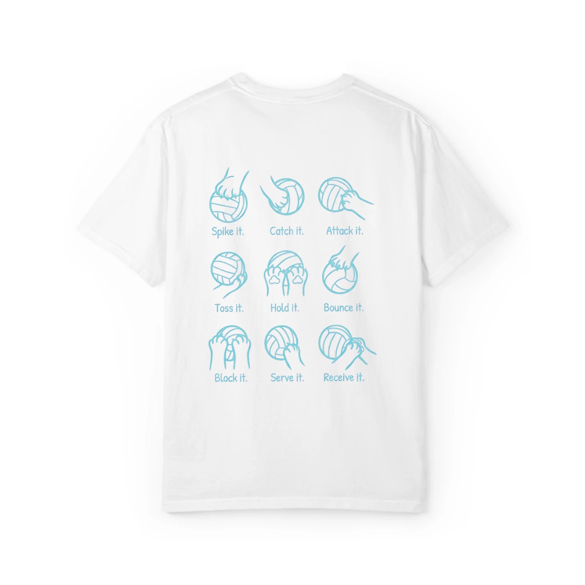 Volleyball Cat Paws Playbook Graphic Tee