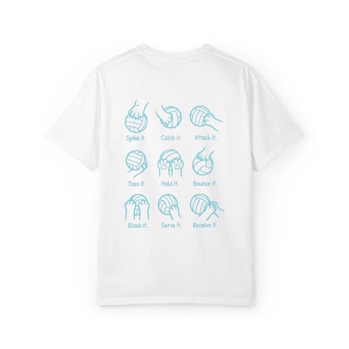 Volleyball Cat Paws Playbook Graphic Tee