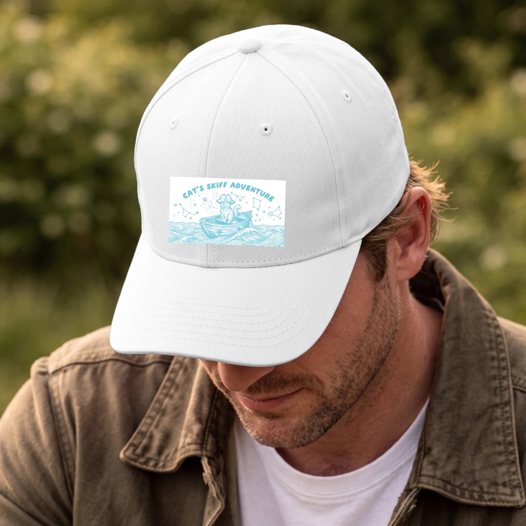 Front, Hat White-D