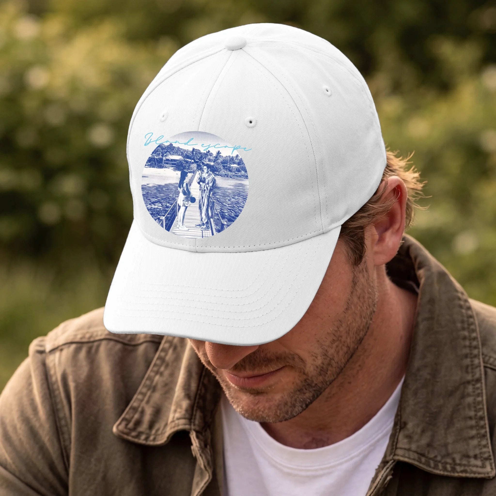 Front, Hat White-D
