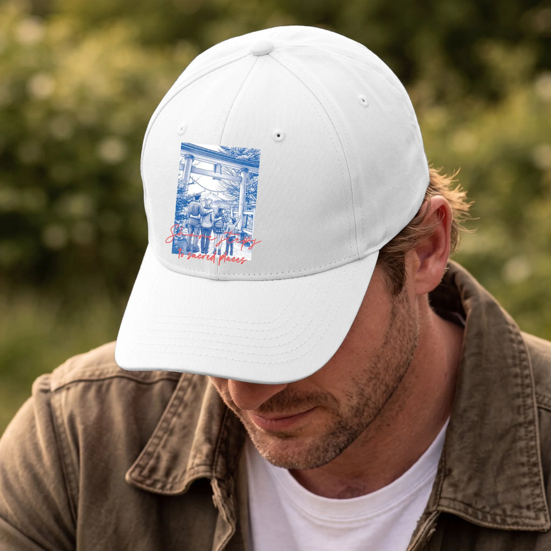 Front, Hat White-D