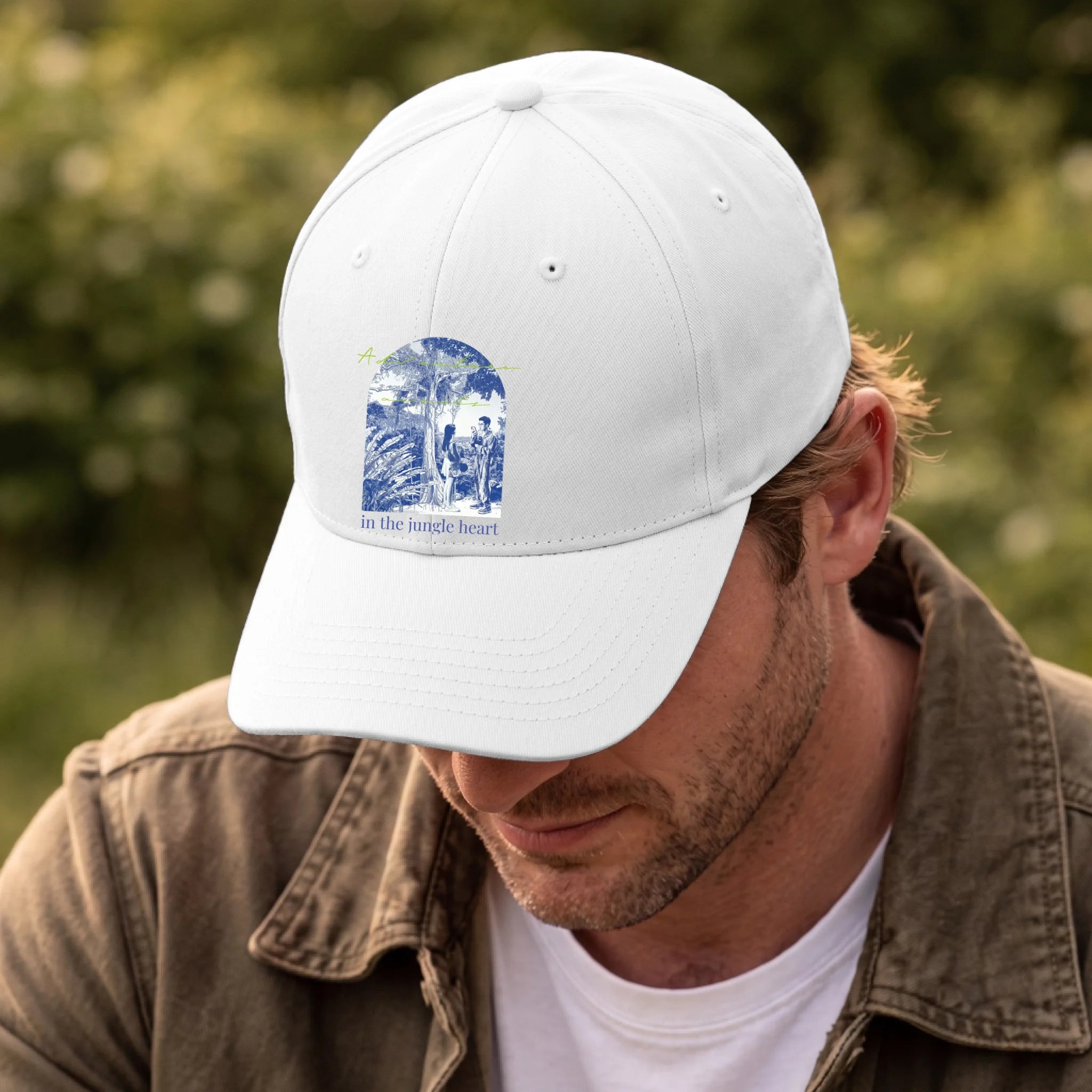 Front, Hat White-D
