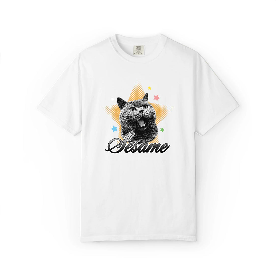Sesame Retro Cat Tee