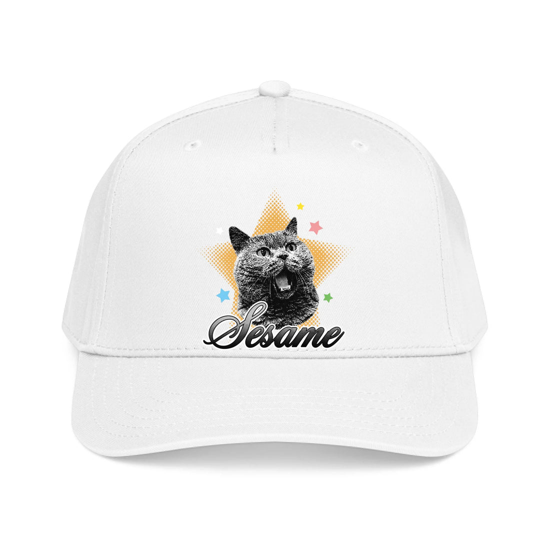 Front, Hat White