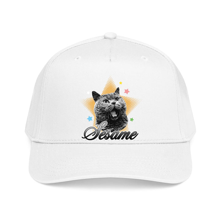 Front, Hat White