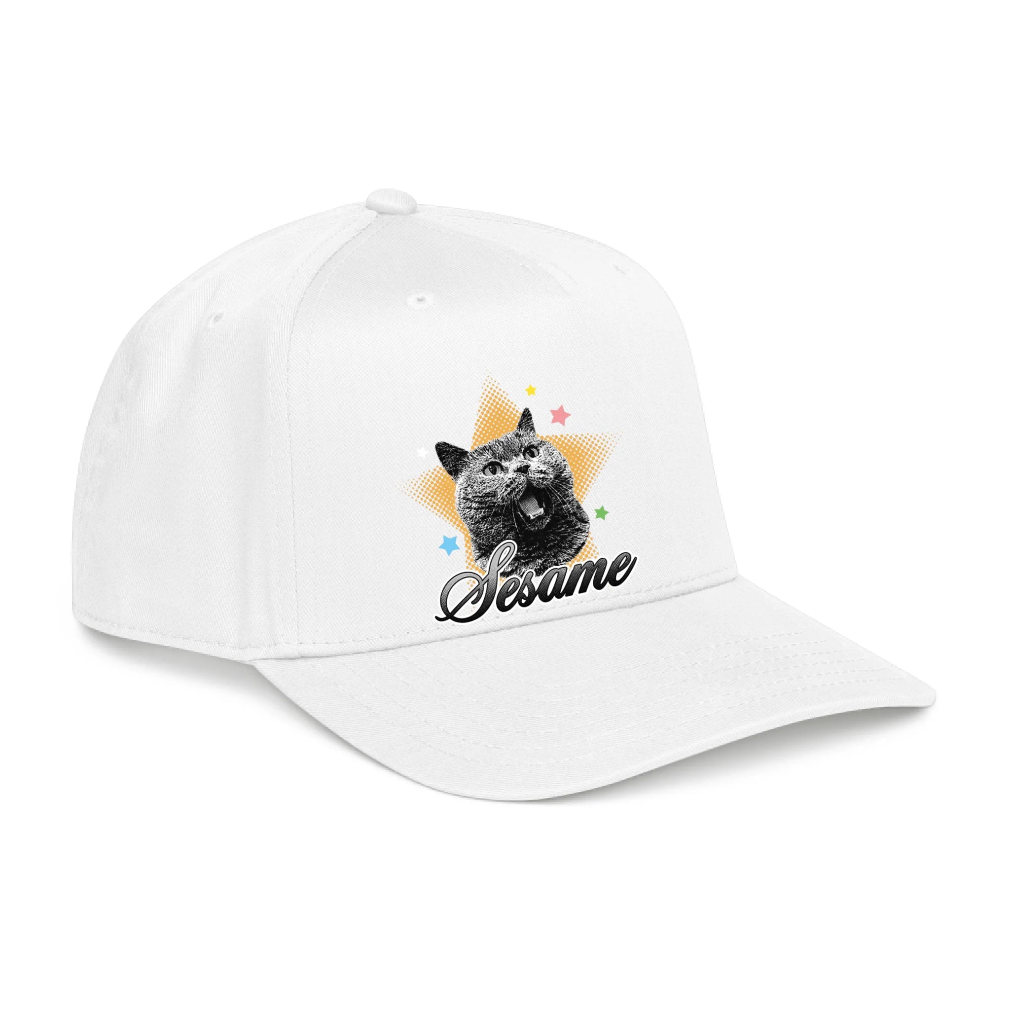 Front, Hat White-C