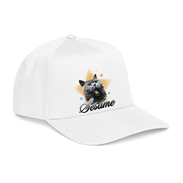 Front, Hat White-C