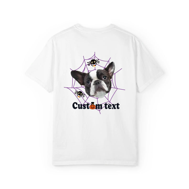 Halloween Spider Web Custom Pet T-Shirt