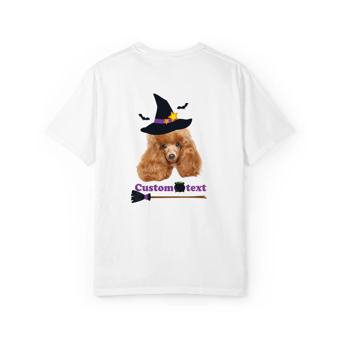 Halloween Witch Hat Custom Pet T-Shirt