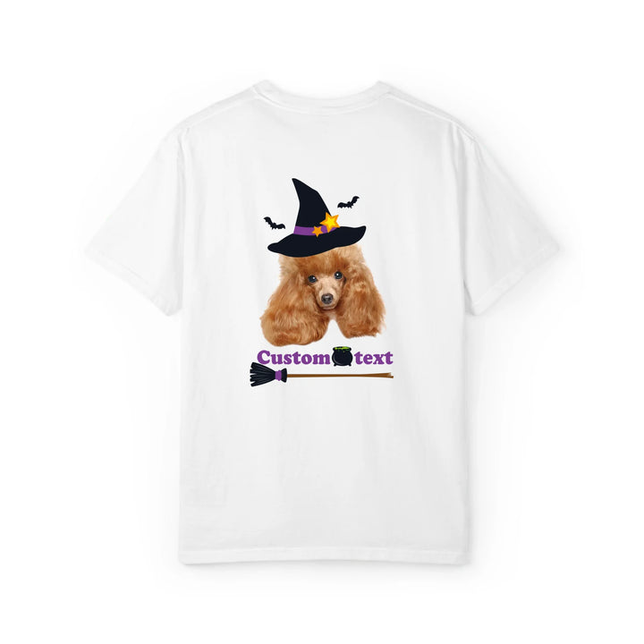 Halloween Witch Hat Custom Pet T-Shirt