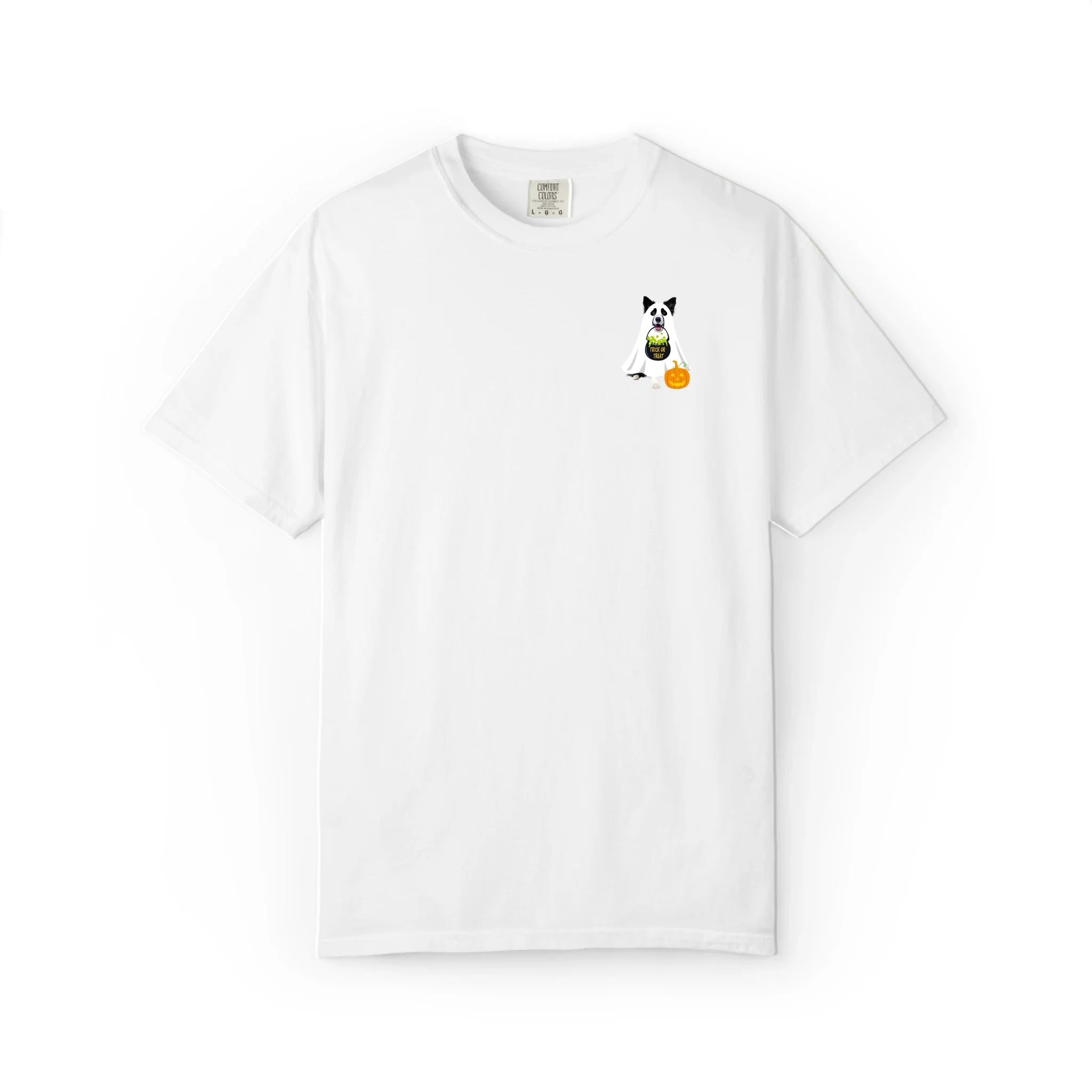 Halloween Ghost Headband Custom Pet T-Shirt