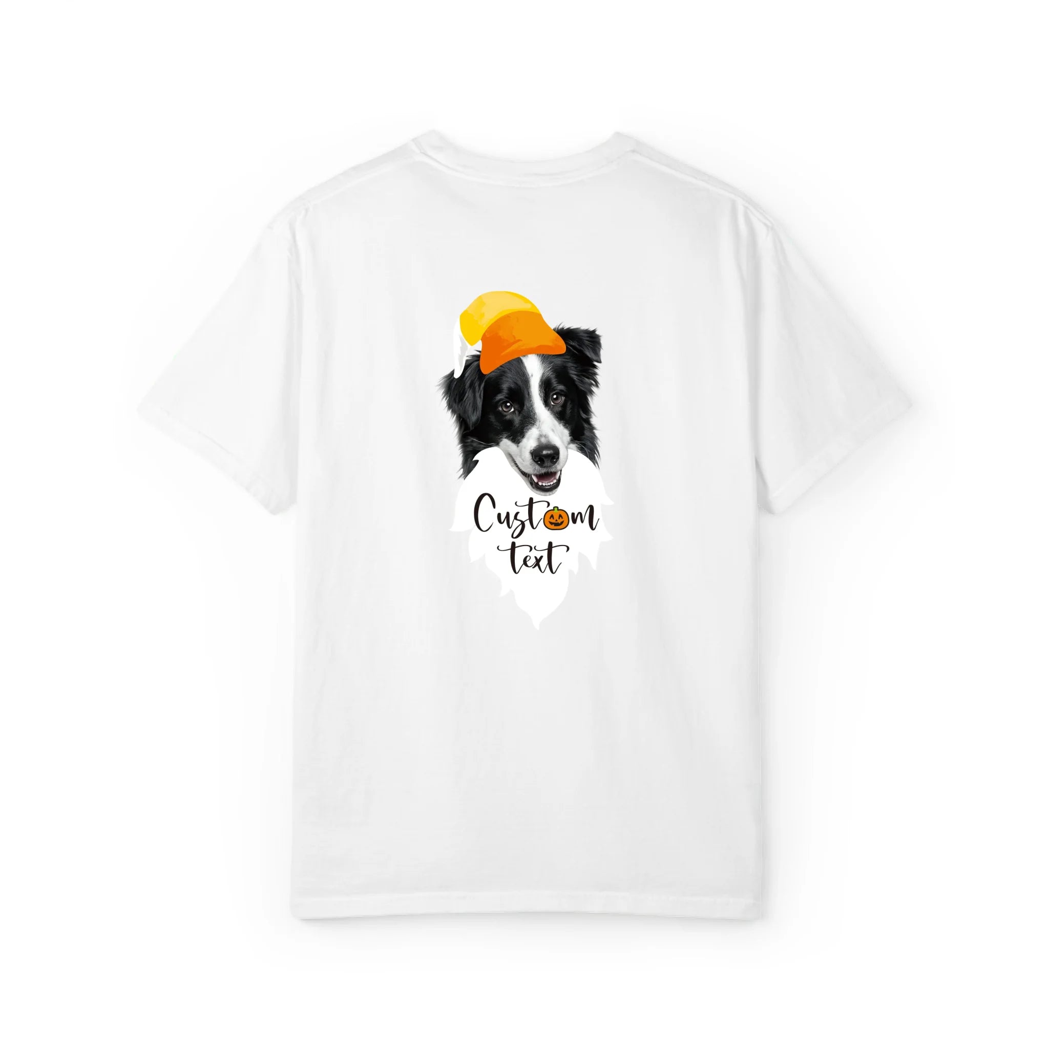 Halloween Candy Corn Hat Custom Pet T-Shirt