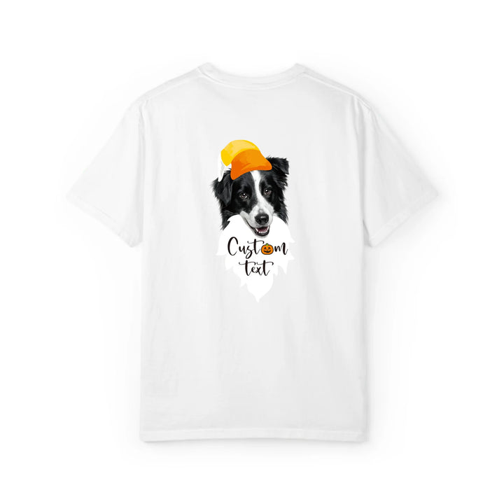 Halloween Candy Corn Hat Custom Pet T-Shirt