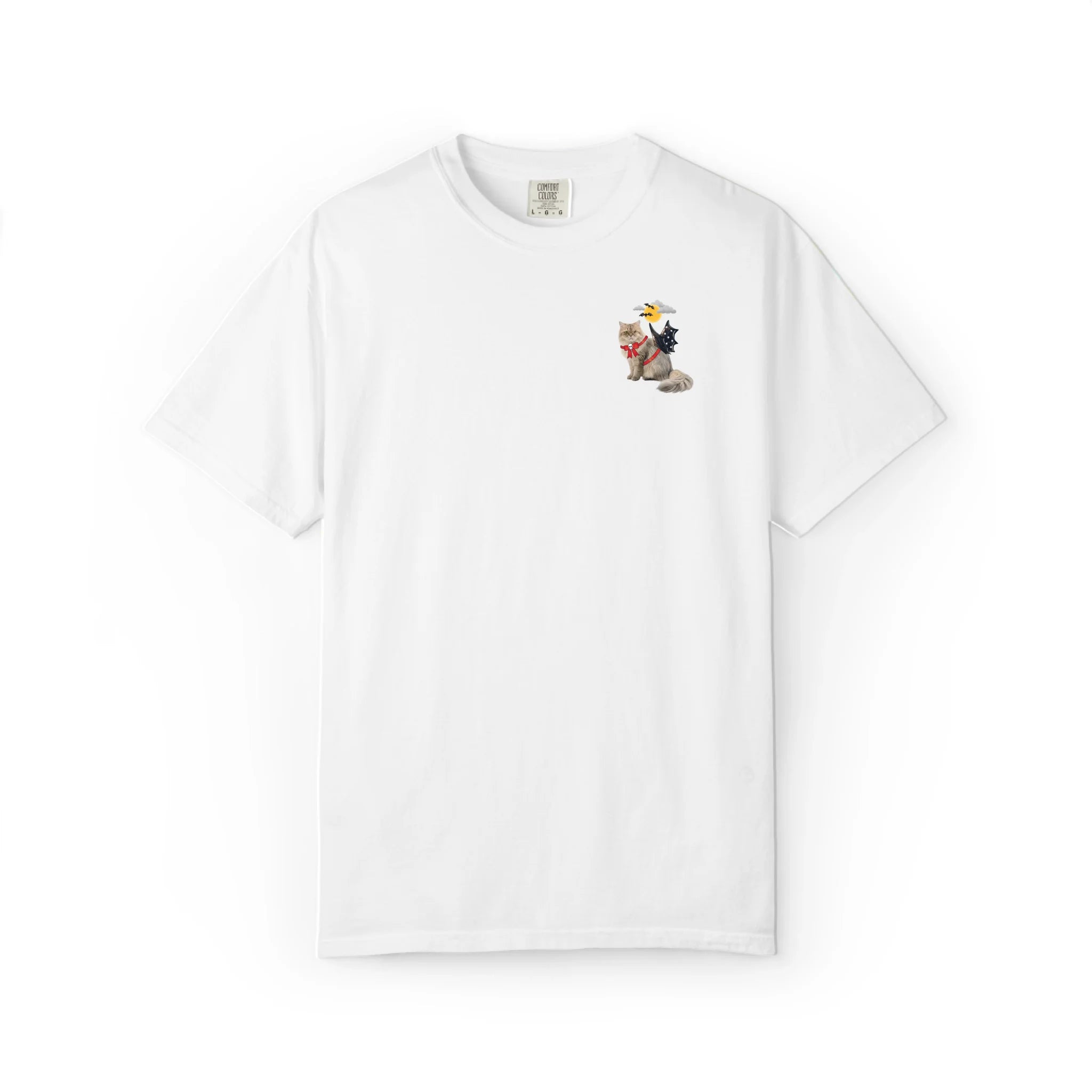 Halloween Bat Mask Custom Pet T-Shirt