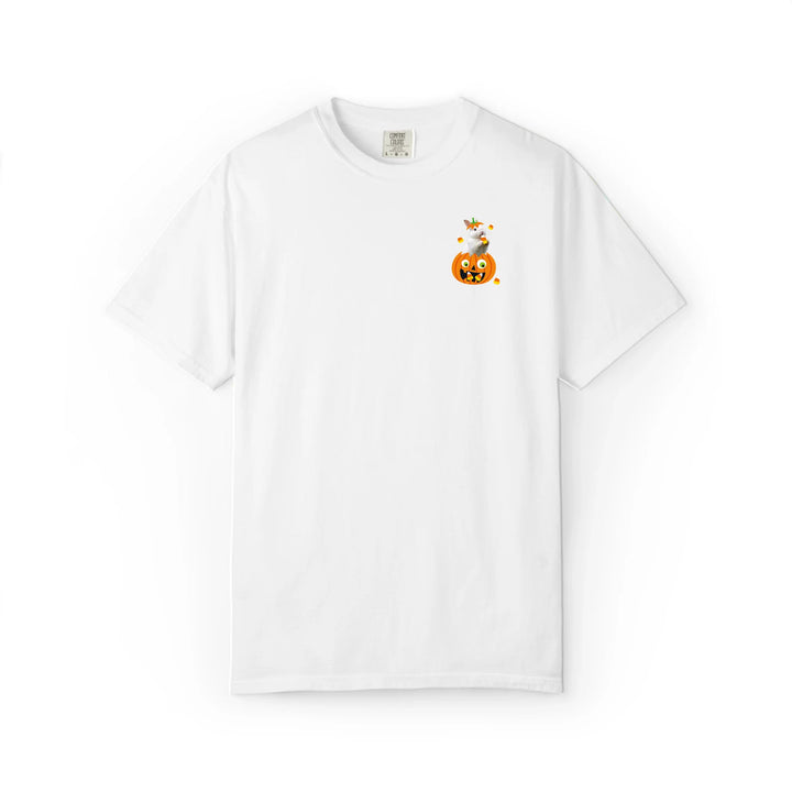 Halloween Pumpkin Headband Bunny Custom T-Shirt