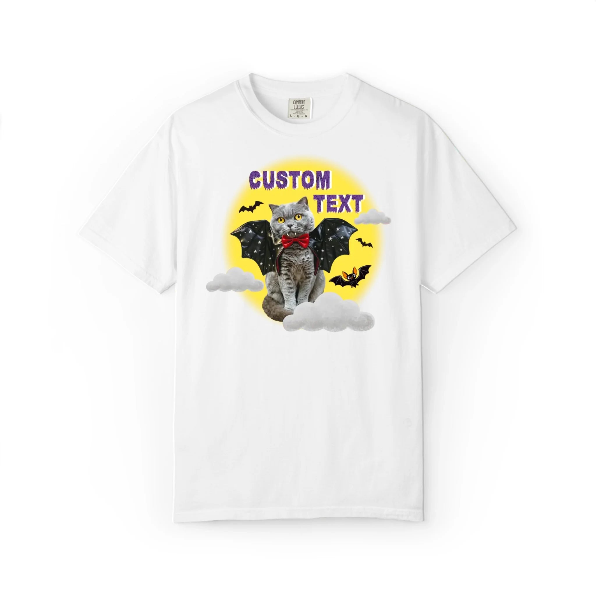 Halloween Vampire Bat Wings Custom Pet T-Shirt