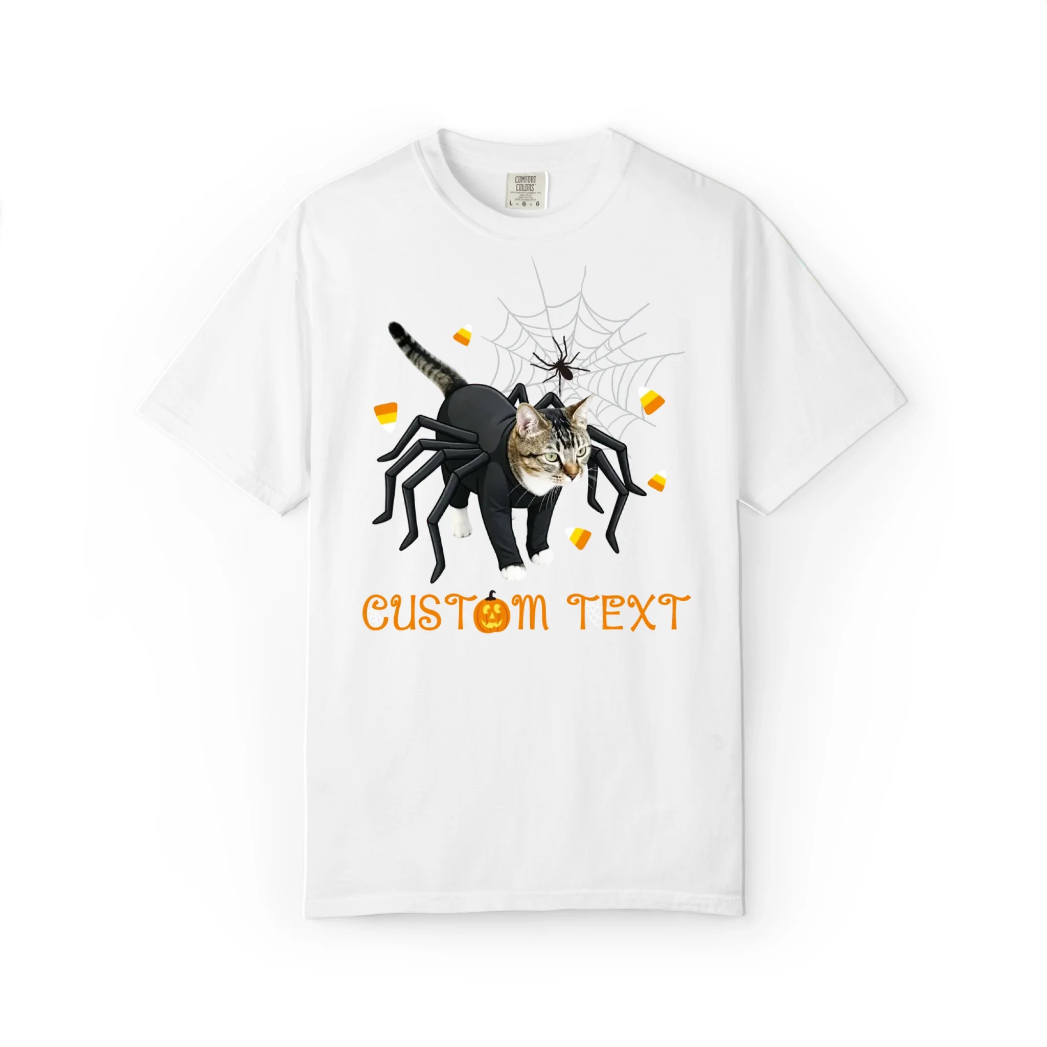 Halloween Spider Costume Cat Custom T-Shirt