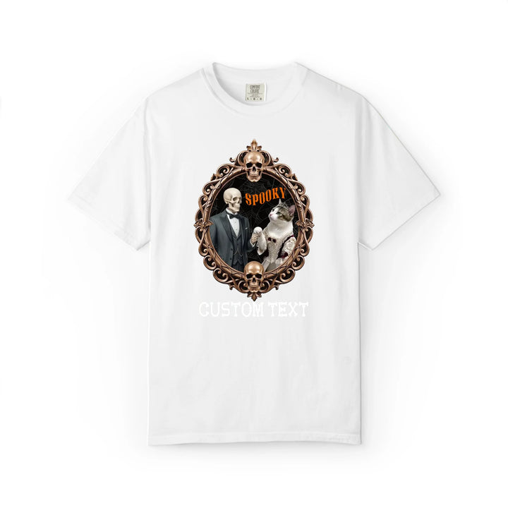 Halloween Skeleton Gothic Couple Custom Pet T-Shirt