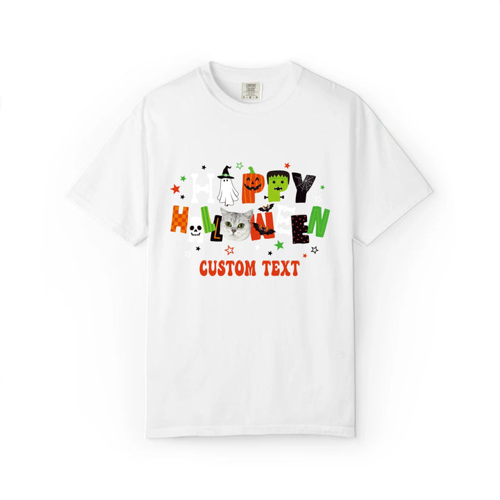 Halloween Block Letters Custom Pet T-Shirt