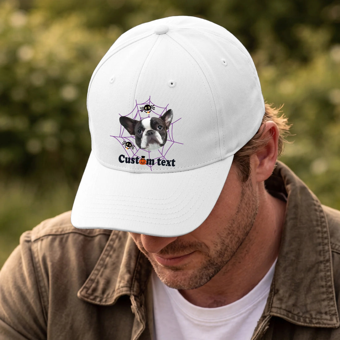 Front, Hat White-D