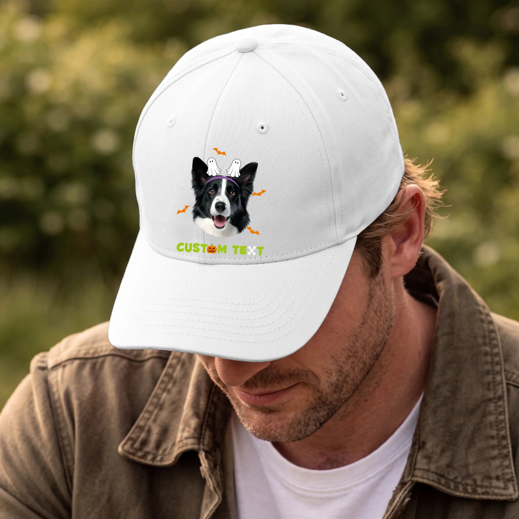 Front, Hat White-D