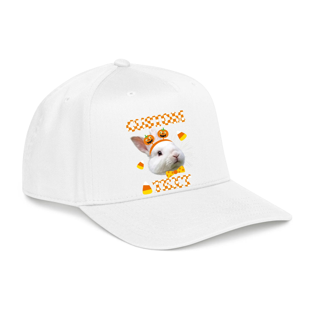 Front, Hat White-C