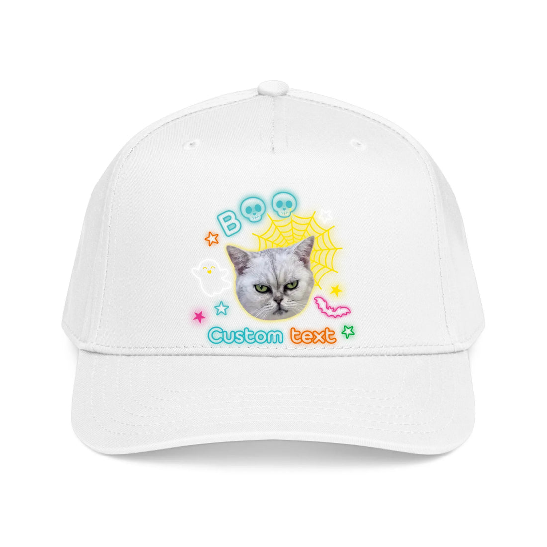 Front, Hat White