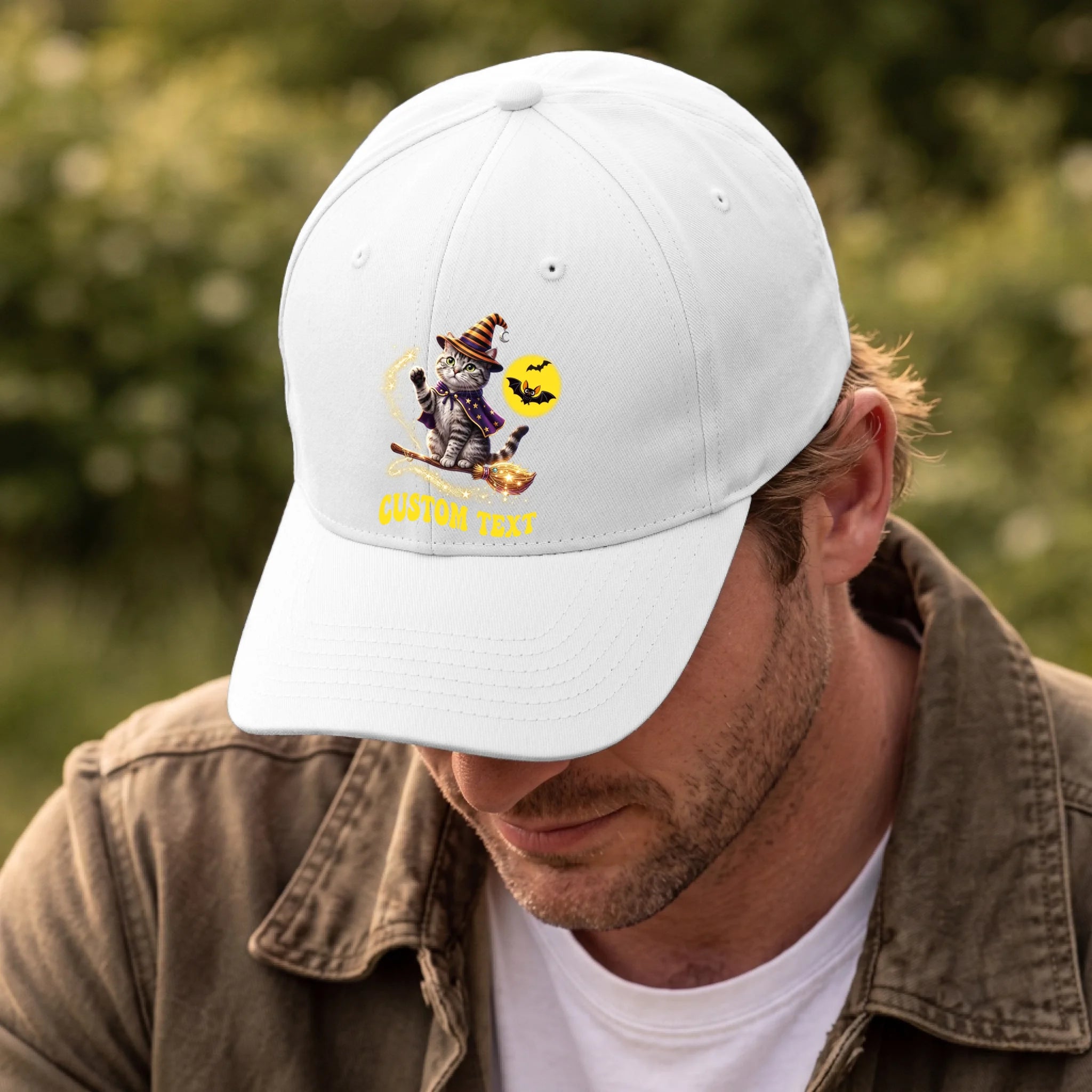 Front, Hat White-D