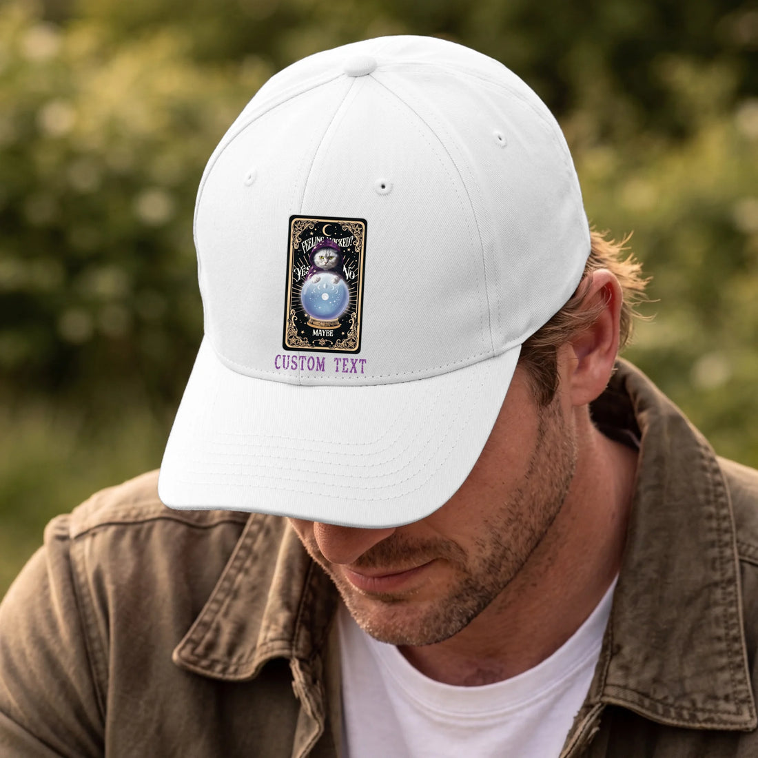Front, Hat White-D