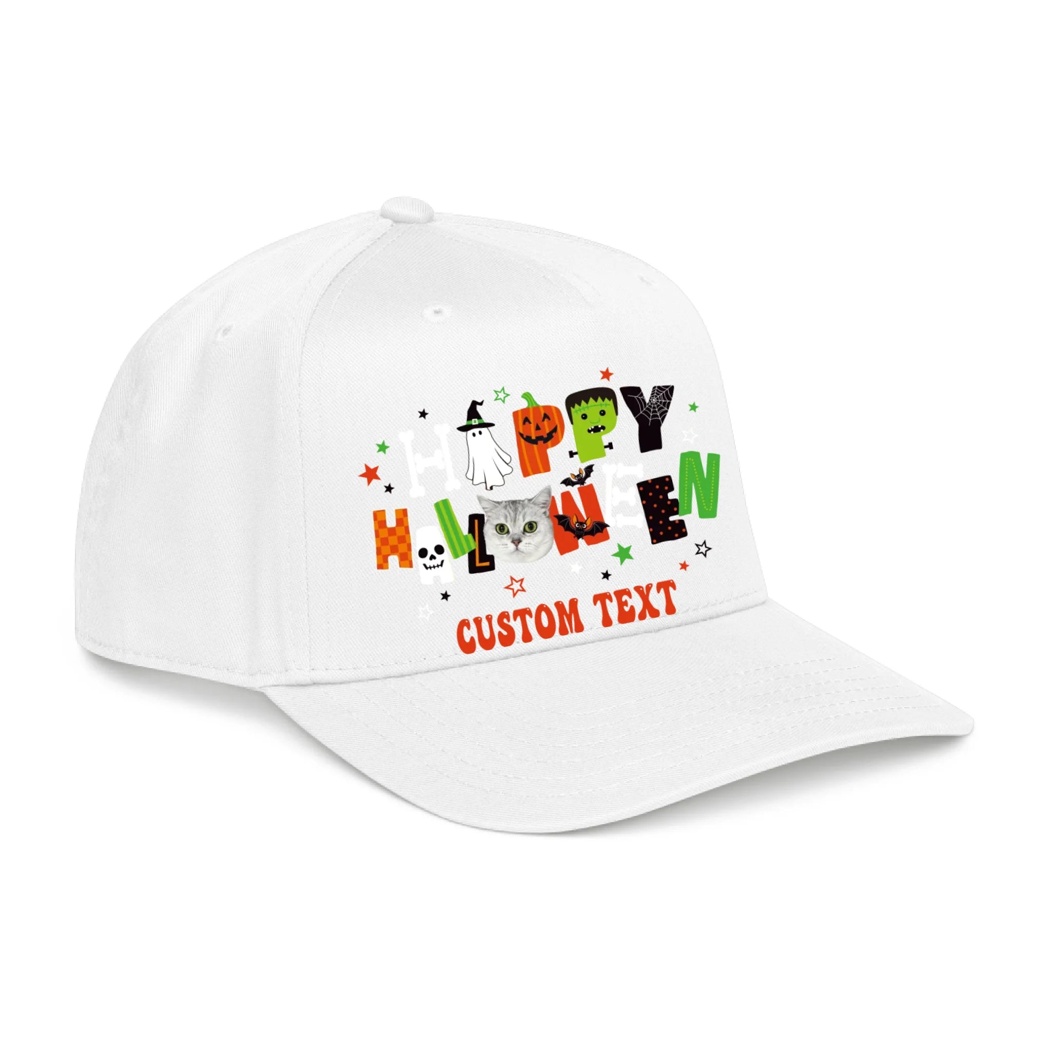 Front, Hat White-C