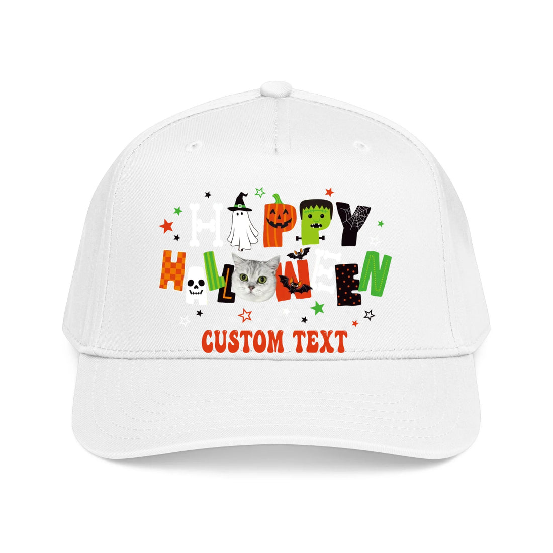 Front, Hat White