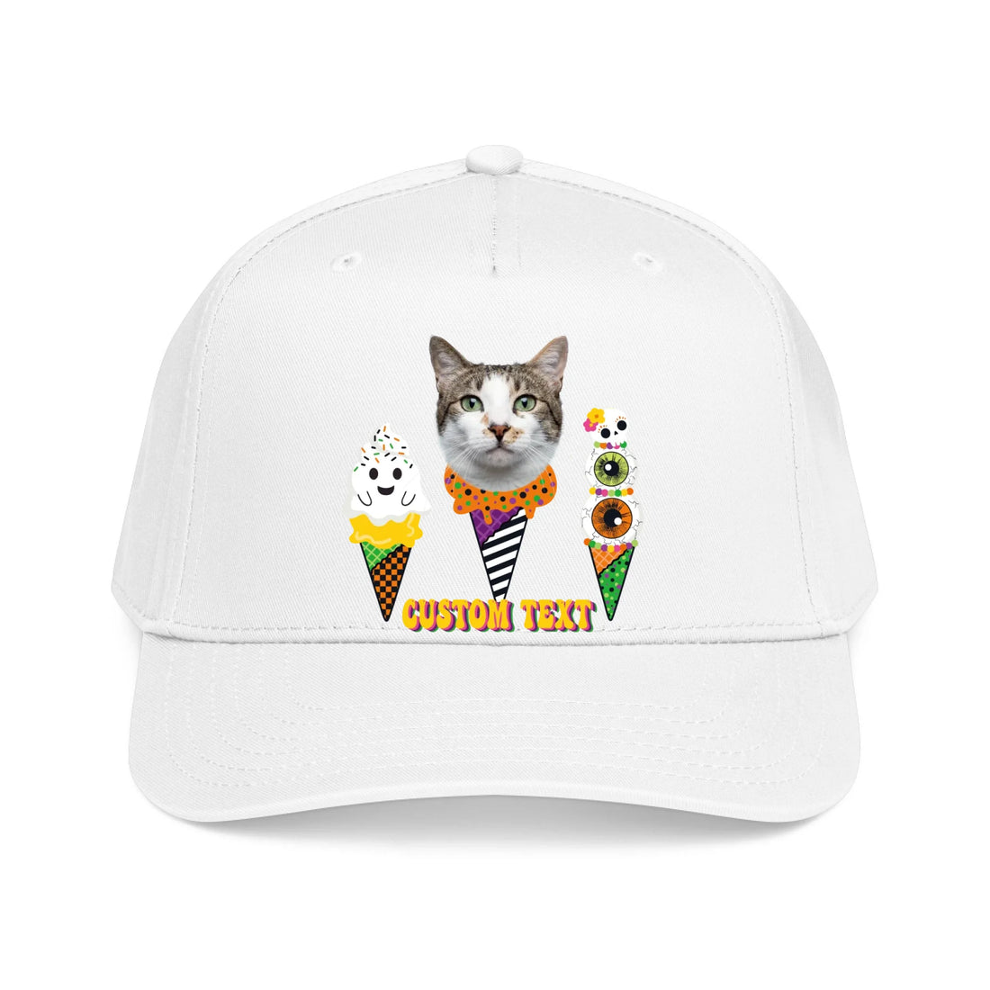 Front, Hat White